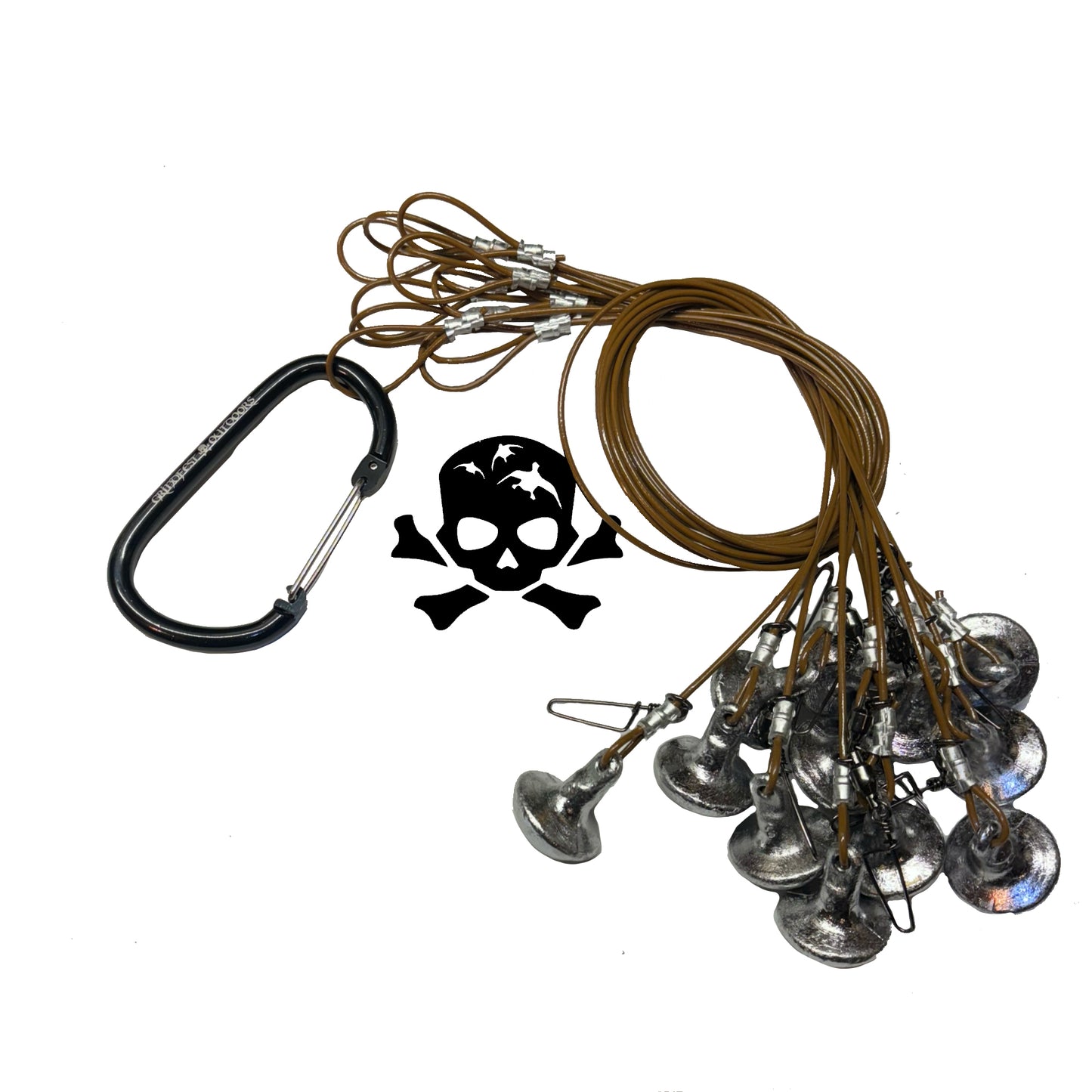 6oz Coated Steel Cable Texas Rigs