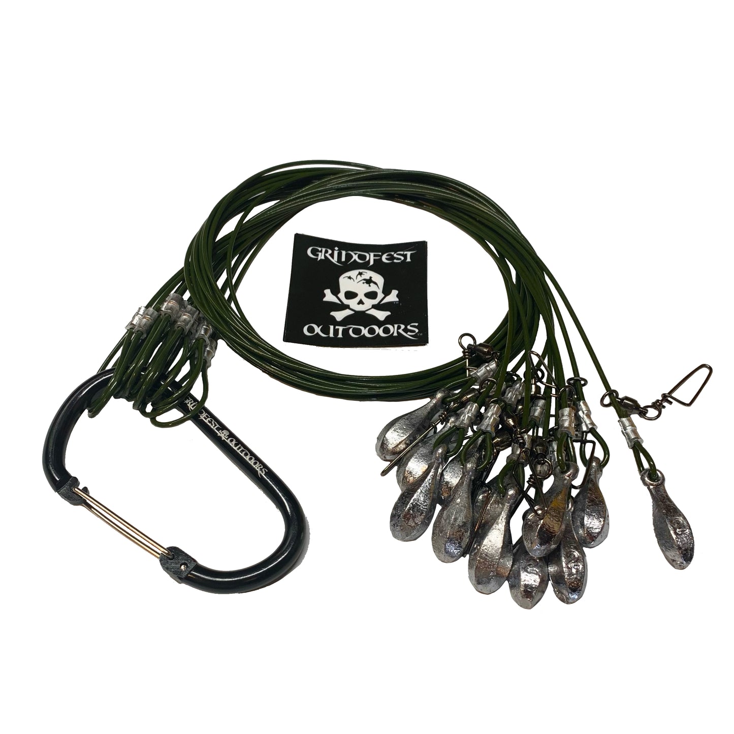 2oz Coated Steel Cable Texas Rigs