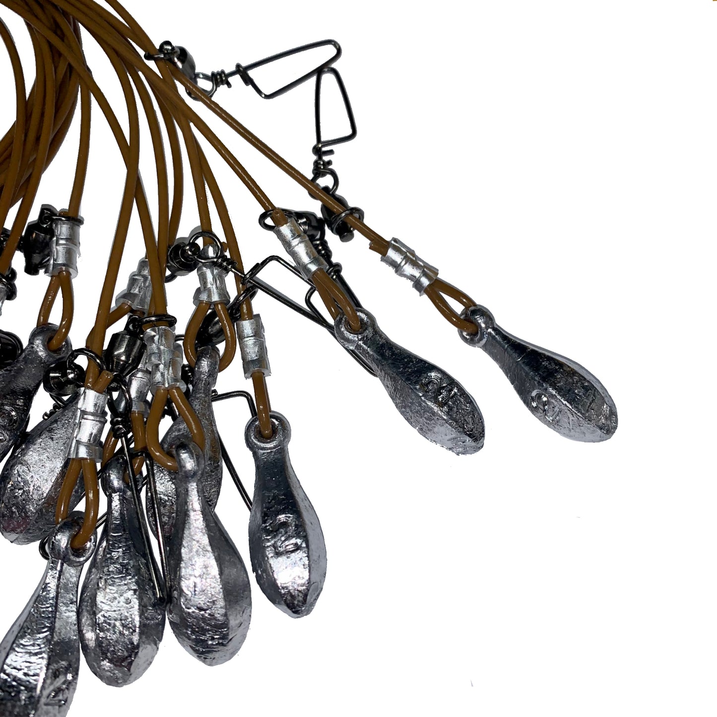 2oz Coated Steel Cable Texas Rigs