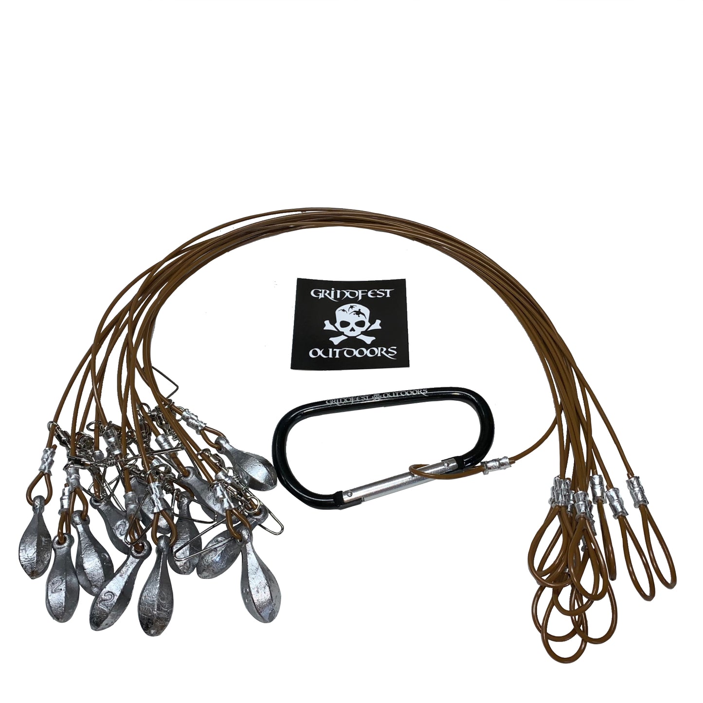 2oz Coated Steel Cable Texas Rigs