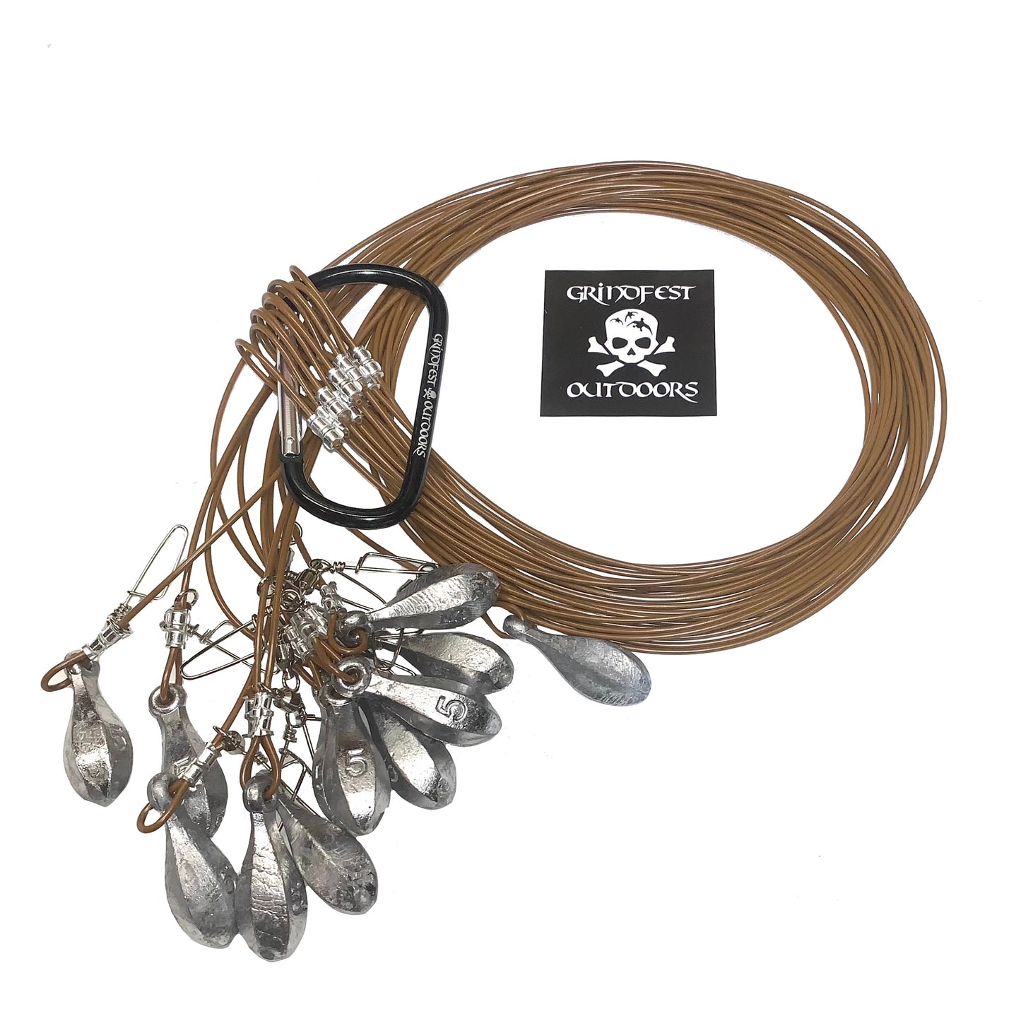 5oz Coated Steel Cable Texas Rigs
