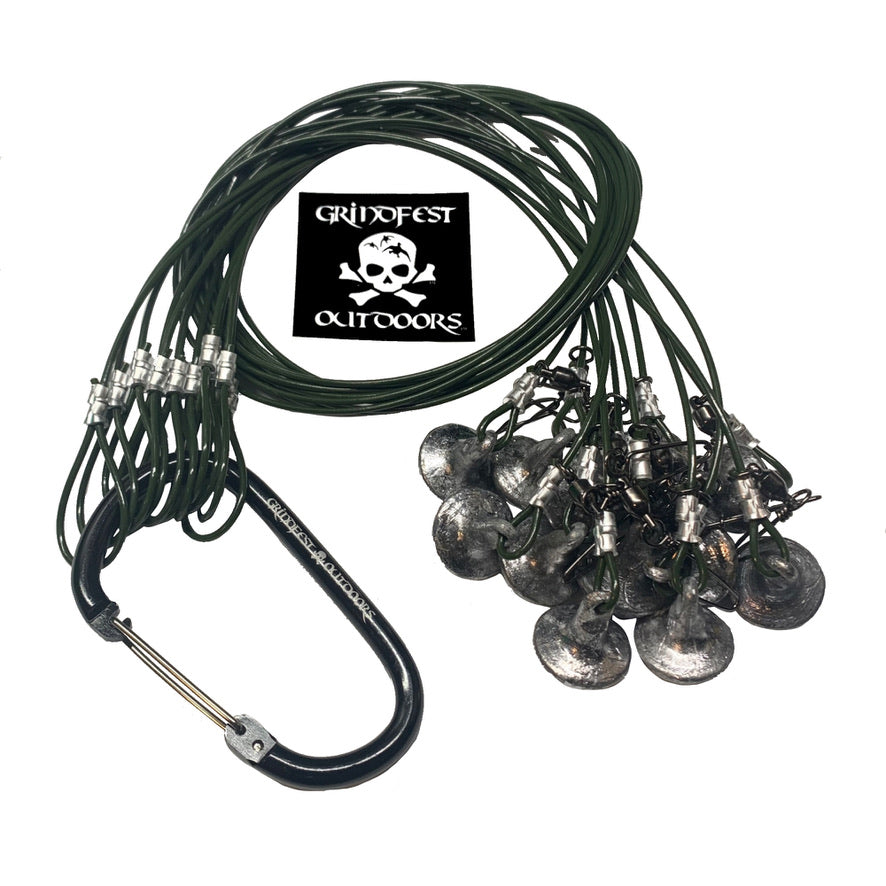 6oz Coated Steel Cable Texas Rigs