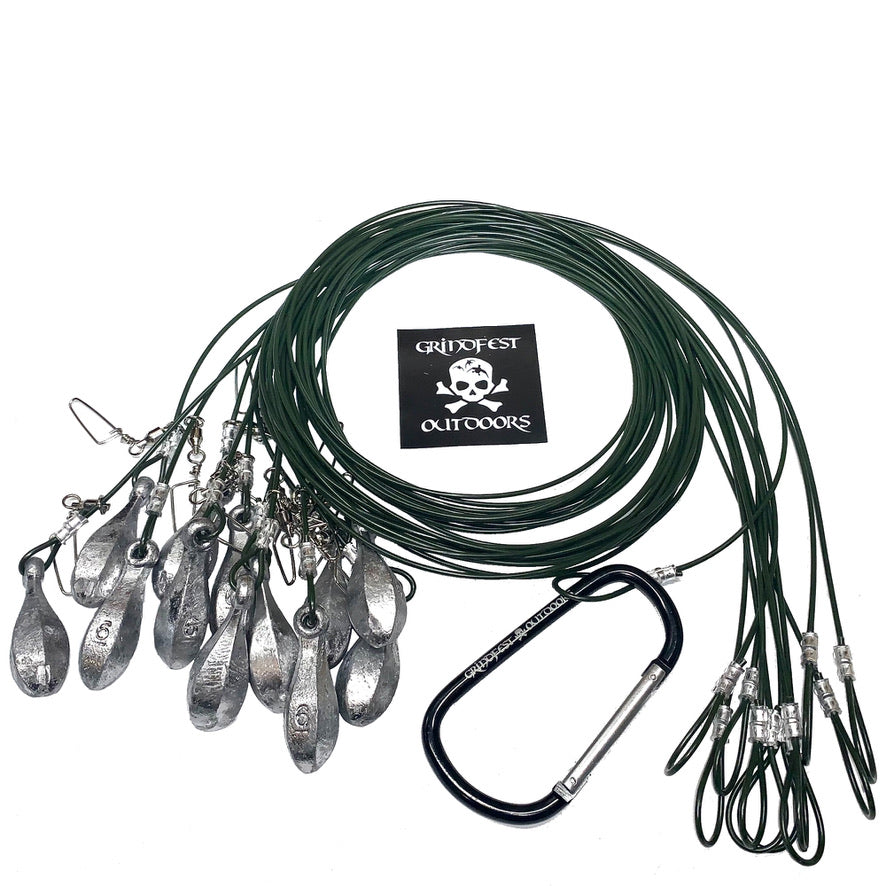 6oz Coated Steel Cable Texas Rigs