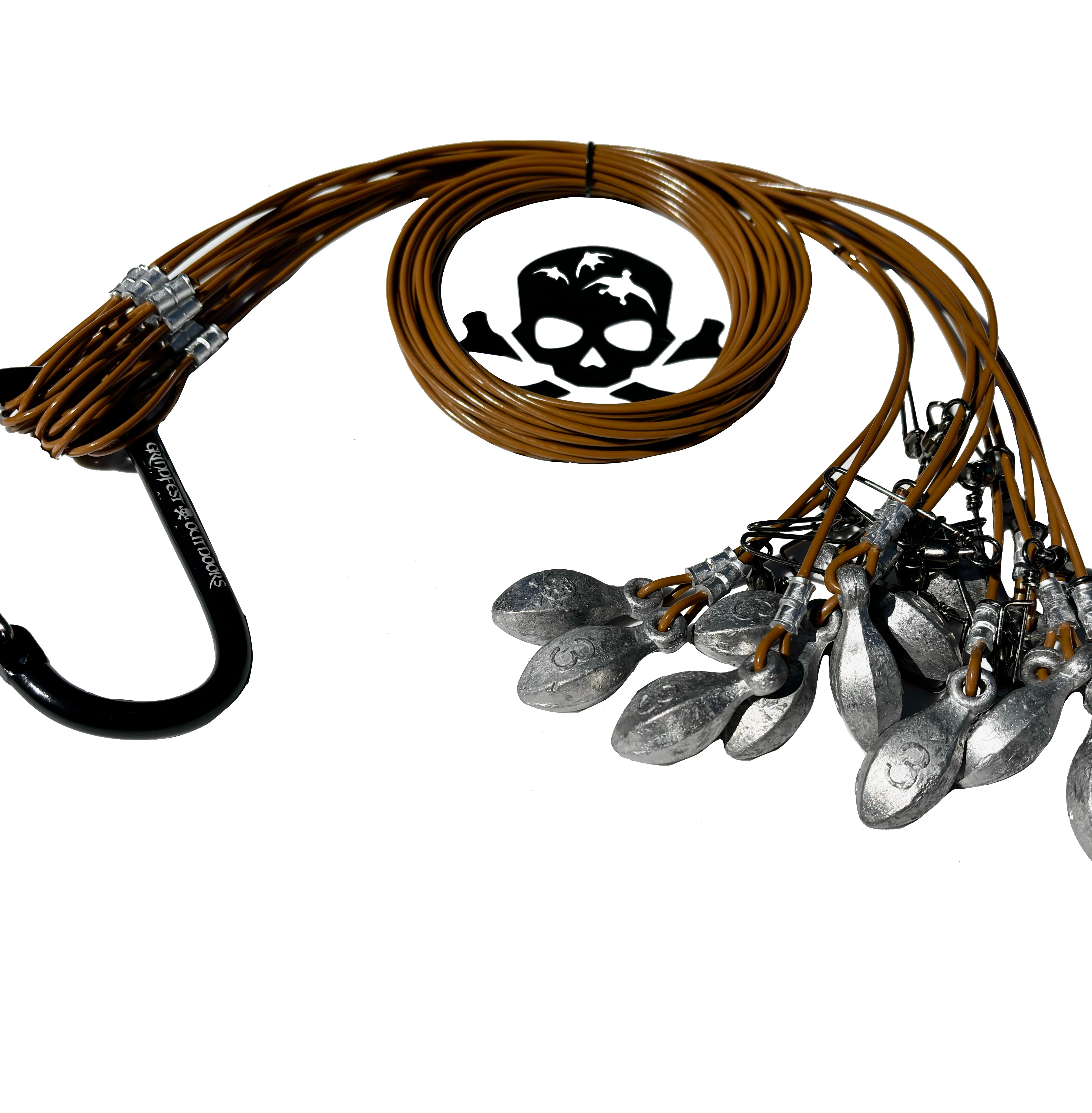 3oz Coated Steel Cable Texas Rigs – GrindFest Outdoors