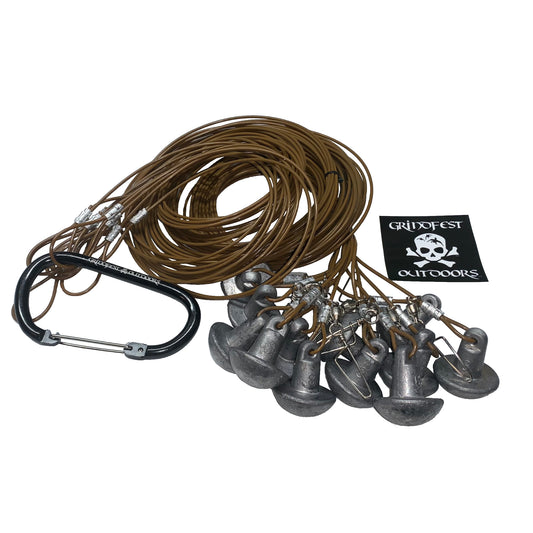 8oz Coated Steel Cable Texas Rigs