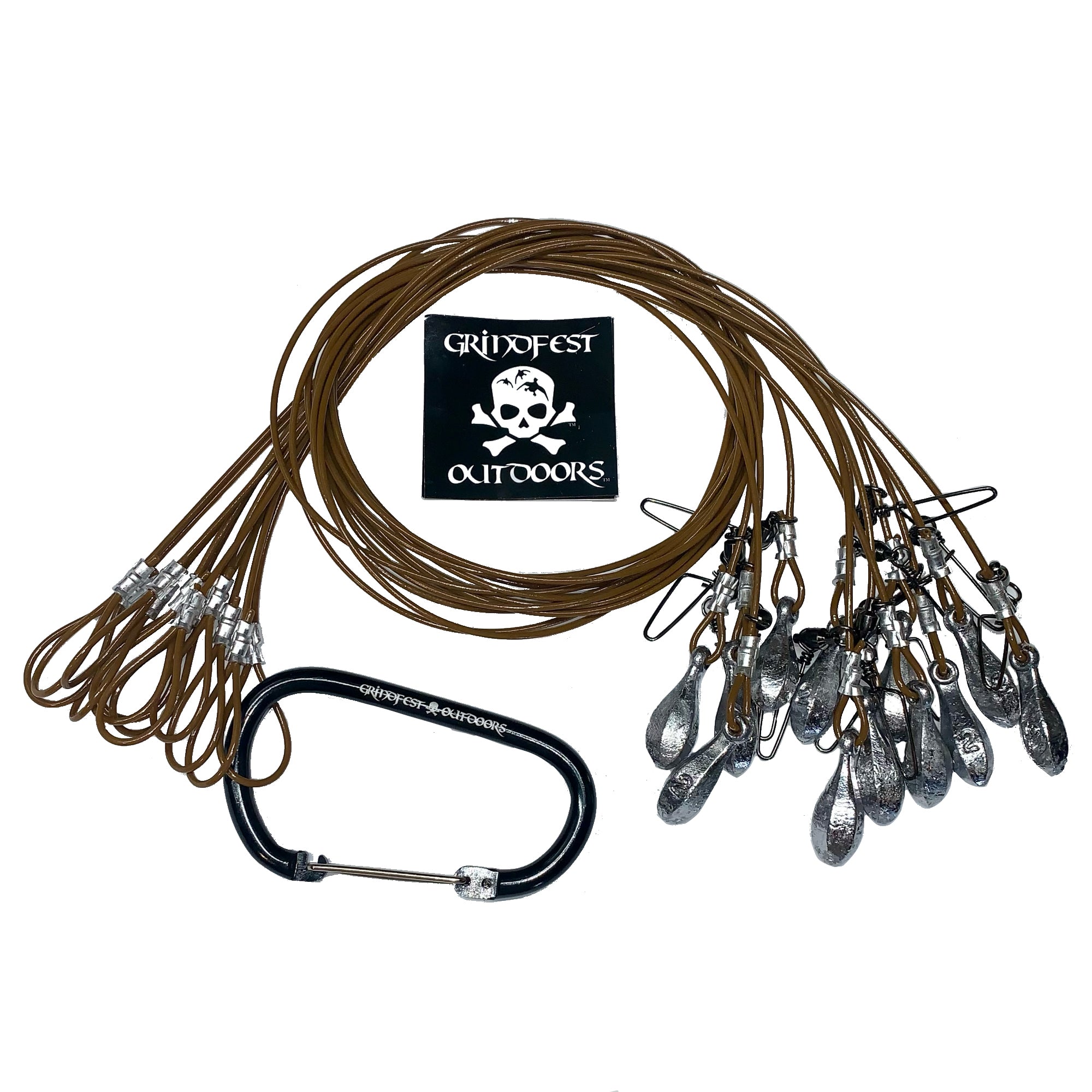 2oz Coated Steel Cable Texas Rigs – GrindFest Outdoors