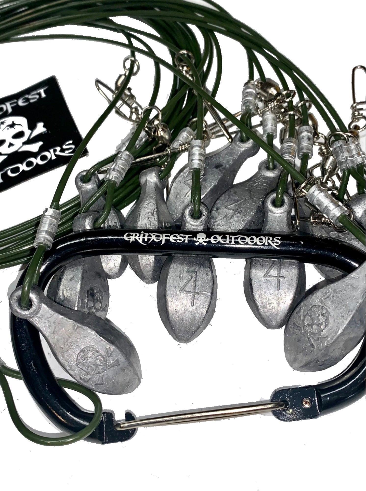 4oz Coated Steel Cable Texas Rigs – GrindFest Outdoors