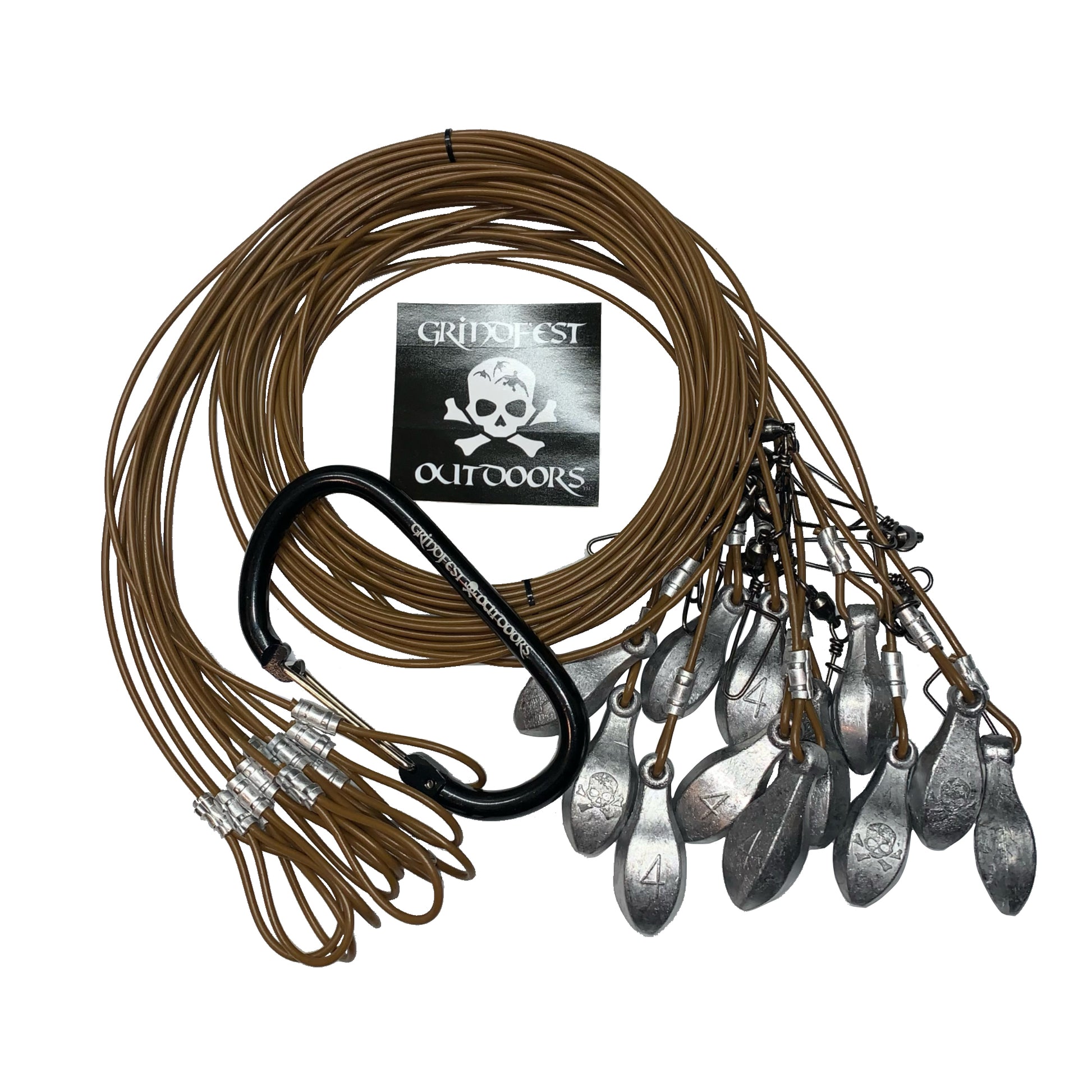 4oz Coated Steel Cable Texas Rigs – GrindFest Outdoors