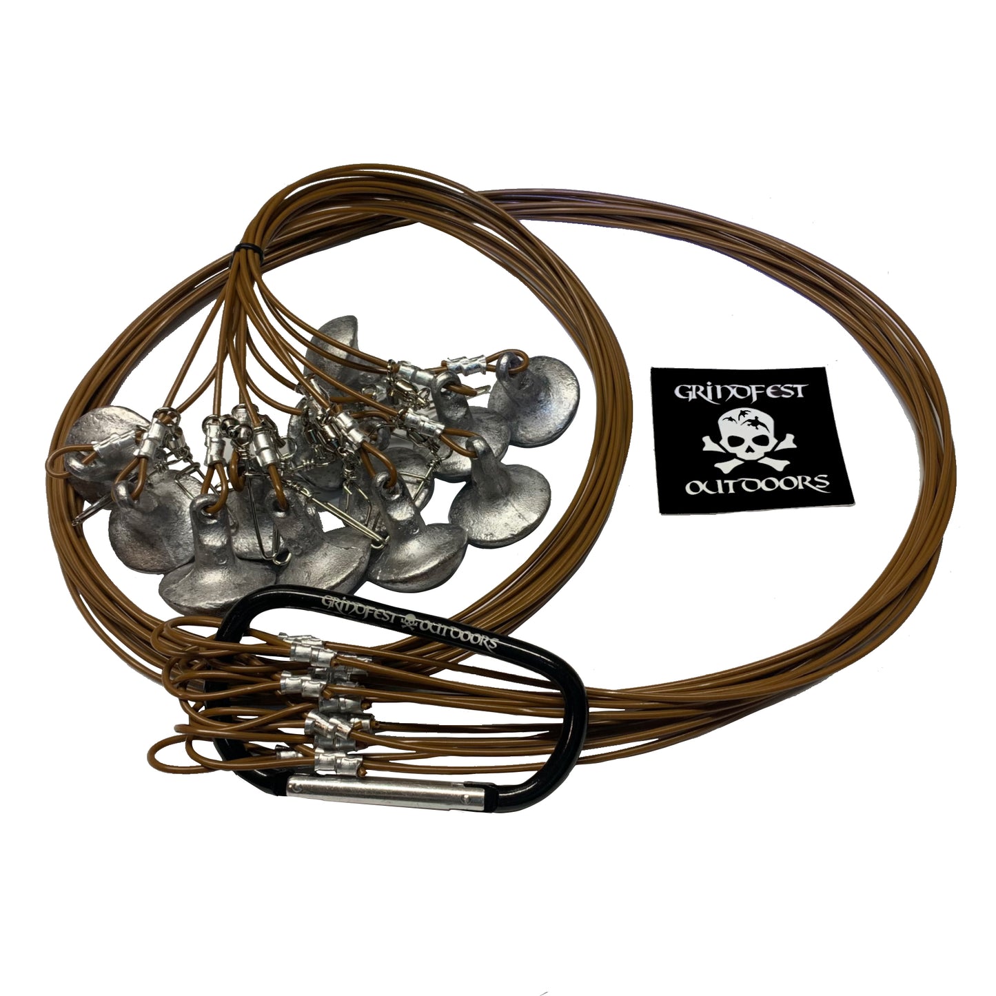 8oz Coated Steel Cable Texas Rigs
