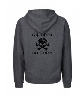 GrindFest Outdoors Classic Logo Grey Hoodie
