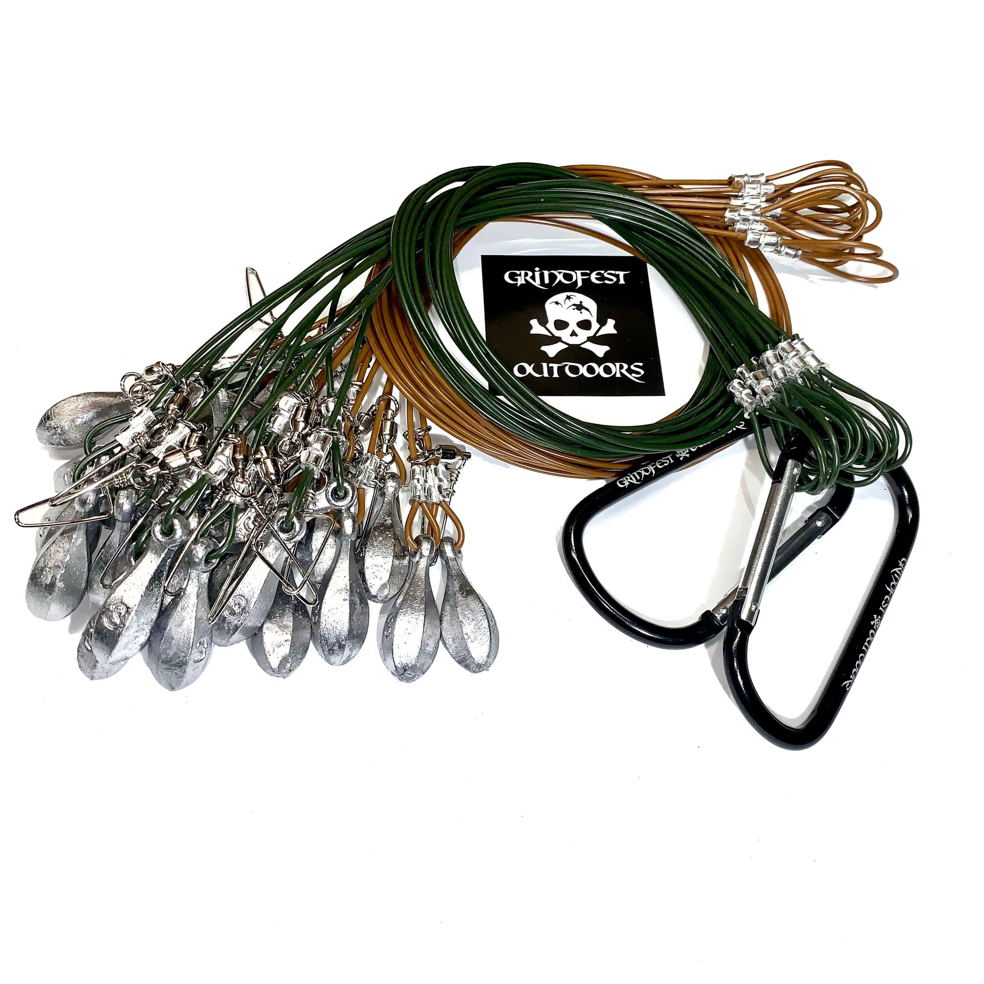 3oz Coated Steel Cable Texas Rigs – GrindFest Outdoors