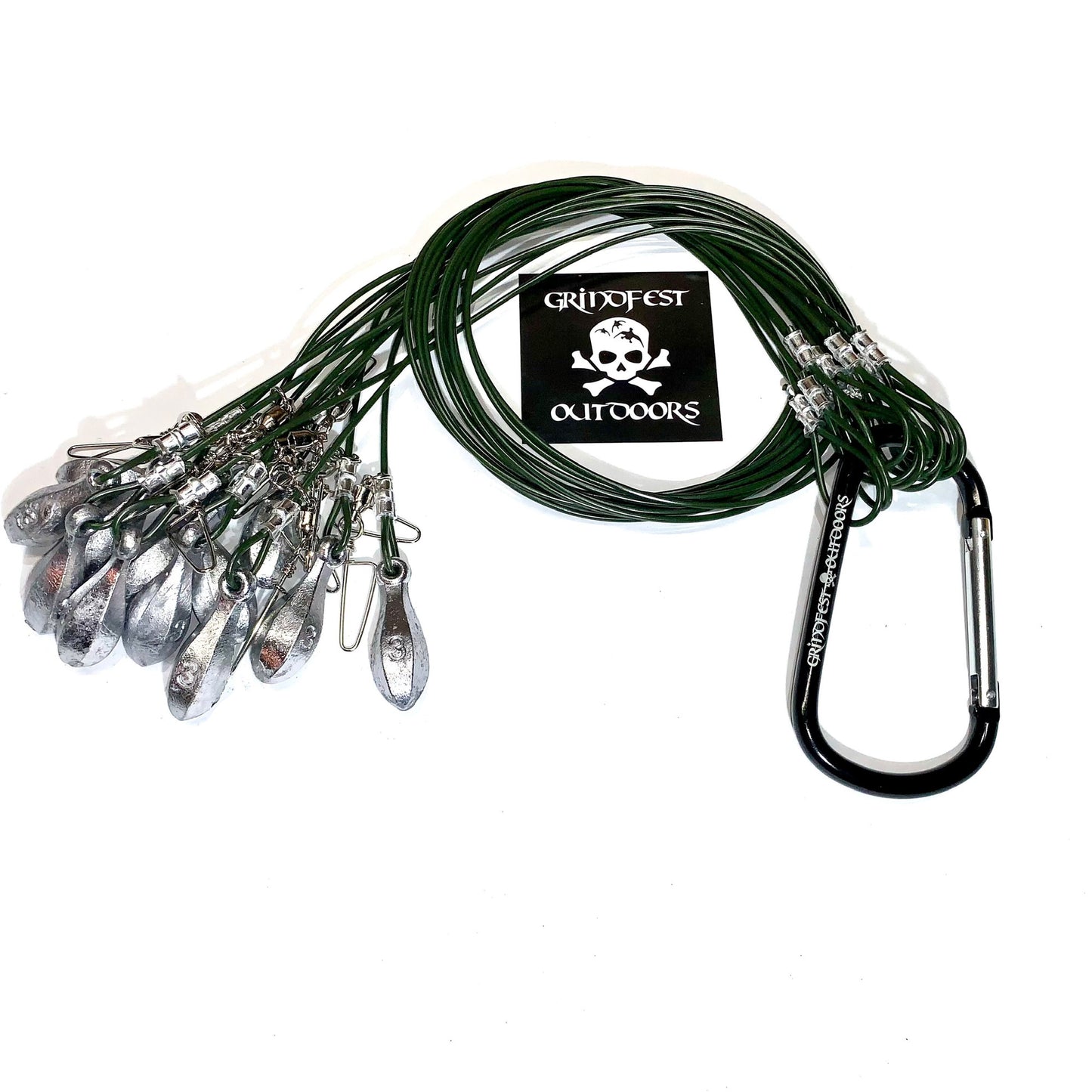 3oz Coated Steel Cable Texas Rigs