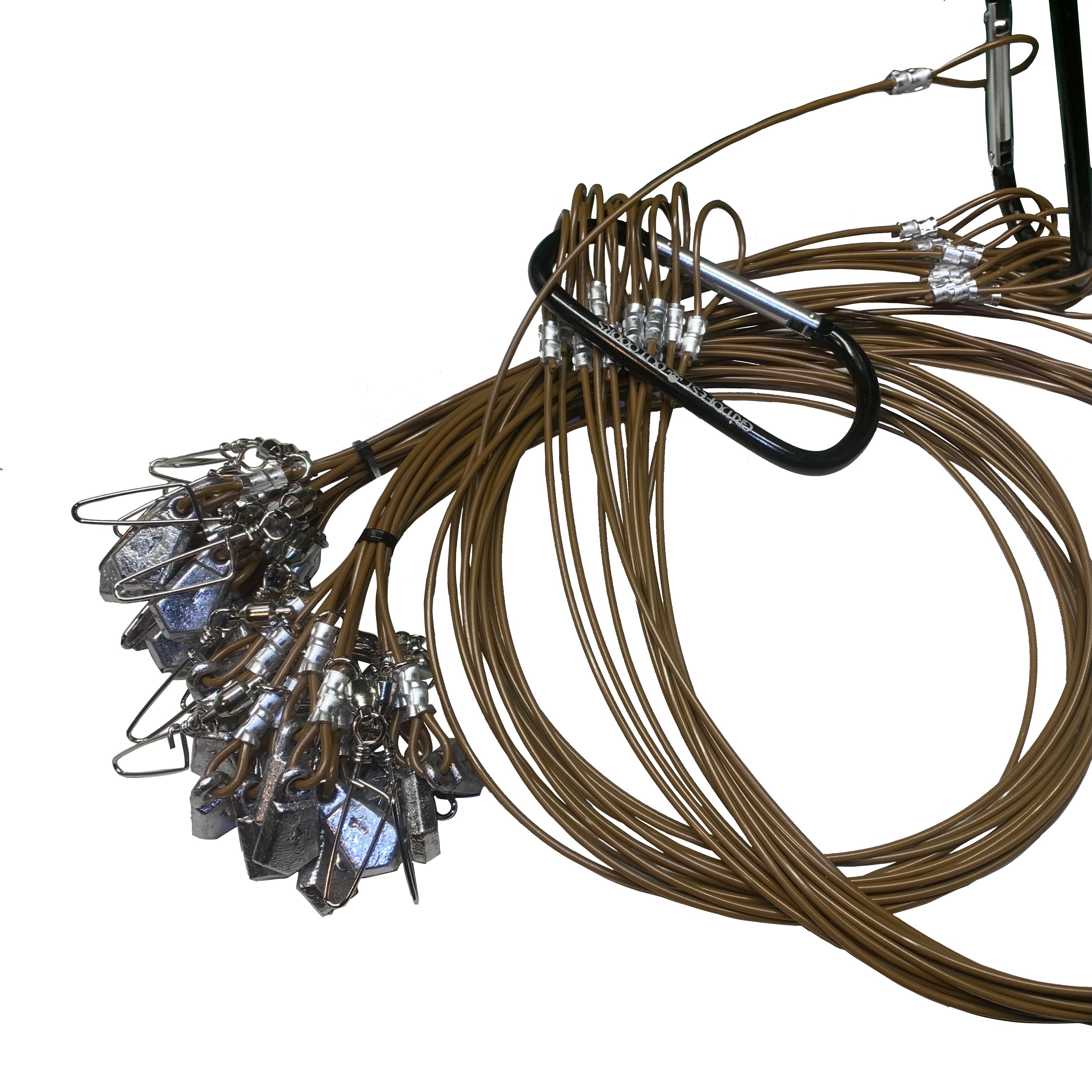 1oz Coated Steel Cable Texas Rigs – GrindFest Outdoors