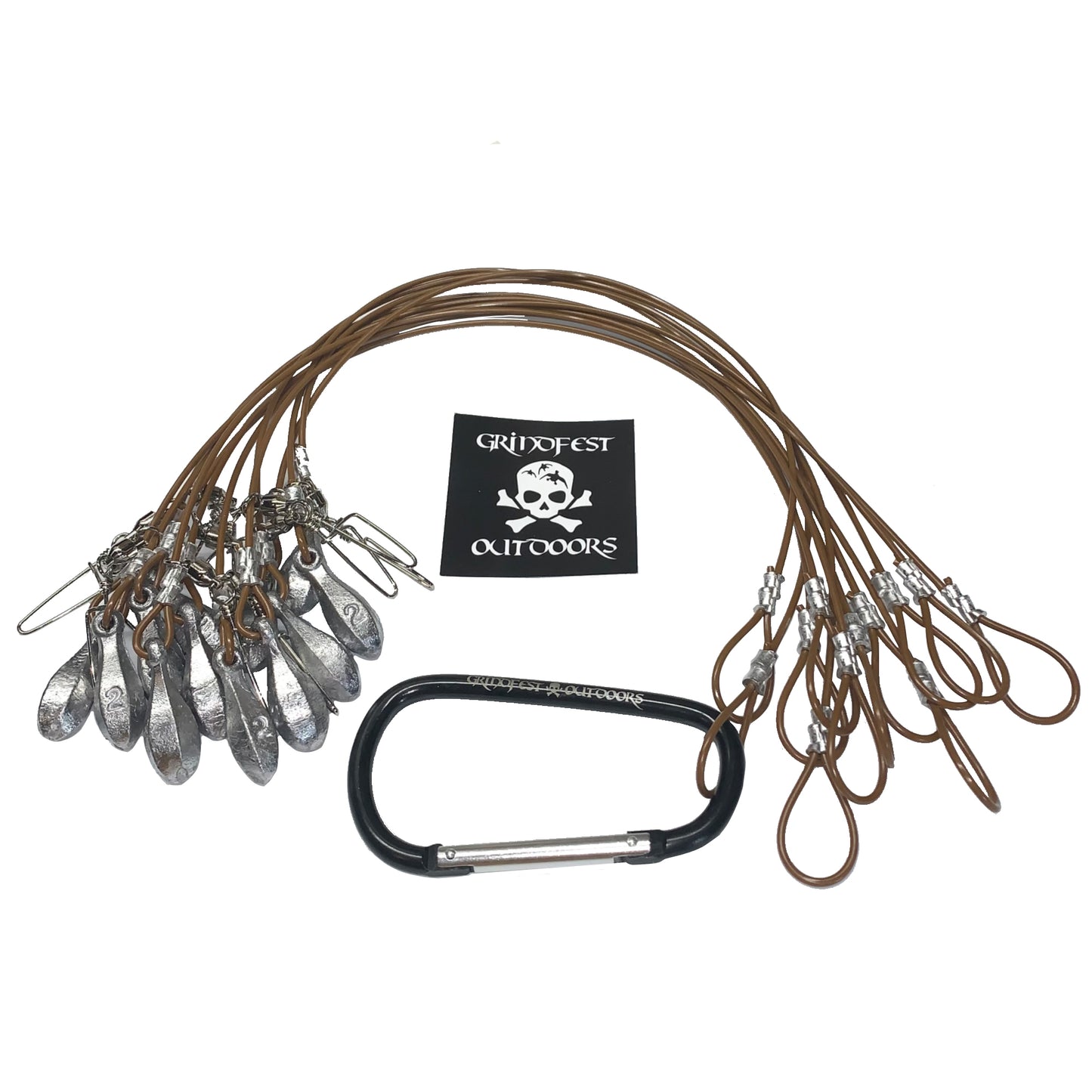 2oz Coated Steel Cable Texas Rigs – GrindFest Outdoors