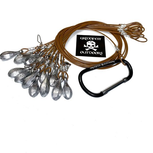 3oz Coated Steel Cable Texas Rigs