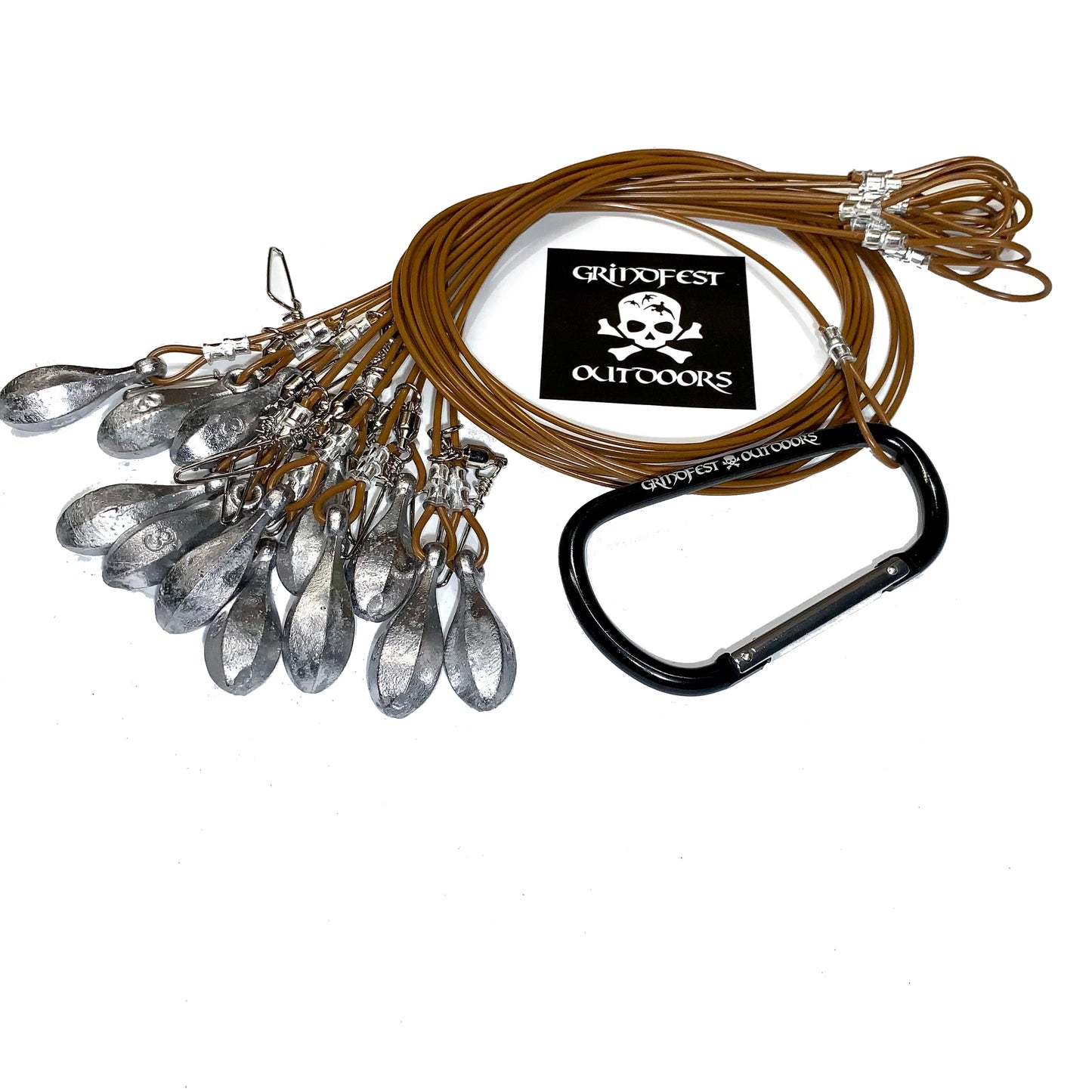 3oz Coated Steel Cable Texas Rigs – GrindFest Outdoors